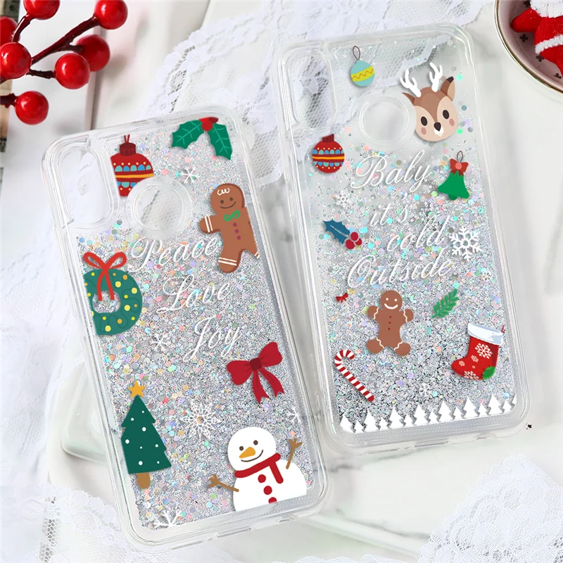 Christmas Quicksand Soft TPU Case For Huawei P Smart P10 Plus P20 P30 Mate 10 20 Lite Pro Honor 10 Lite 20 Covers New Year Gifts
Christmas Quicksand Soft TPU Case For Huawei P Smart P10 Plus P20 P30 Mate 10 20 Lite Pro Honor 10 Lite 20 Covers New Year Gifts