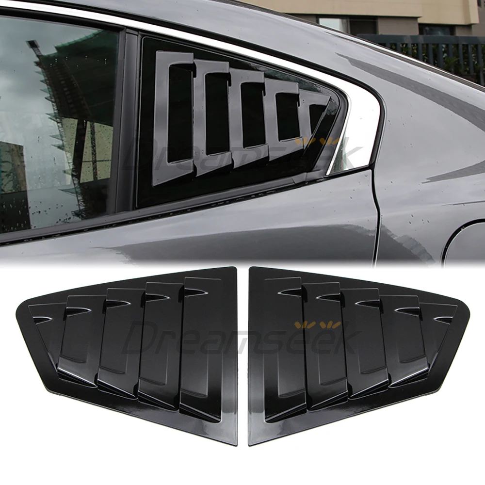 Rear Side Quarter Window Vent Louver Cover for Mazda 3 Axela Sedan 2019 2020 2021 Glossy Black Exterior Styling
Rear Side Quarter Window Vent Louver Cover for Mazda 3 Axela Sedan 2019 2020 2021 Glossy Black Exterior Styling