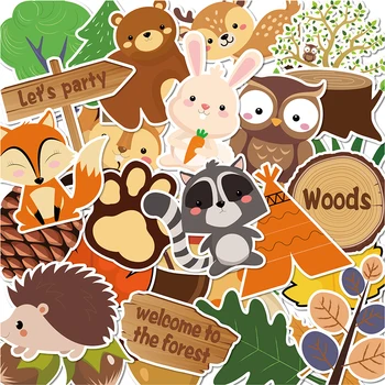 30pcs Baby Shower Safri Animals Stickers Kids Birthday Party Decoration Woodland Stickers Waterproof Luggage Skateboard Stickers
30pcs Baby Shower Safri Animals Stickers Kids Birthday Party Decoration Woodland Stickers Waterproof Luggage Skateboard Stickers