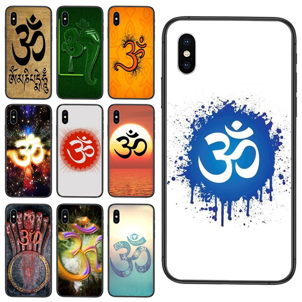 Лидер продаж Hinduism Aum Om религиозный для Apple iPhone X XR XS 11 12Pro Mini MAX 5S 5C SE 6S 7 8 Plus 2020 мягкие