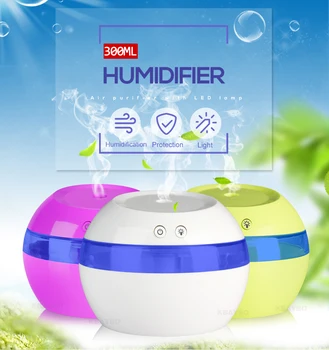 KBAYBO 300ml USB mini humidifier Ultrasonic Air Humidifier LED Lights Electric USB Diffuser
KBAYBO 300ml USB mini humidifier Ultrasonic Air Humidifier LED Lights Electric USB Diffuser
