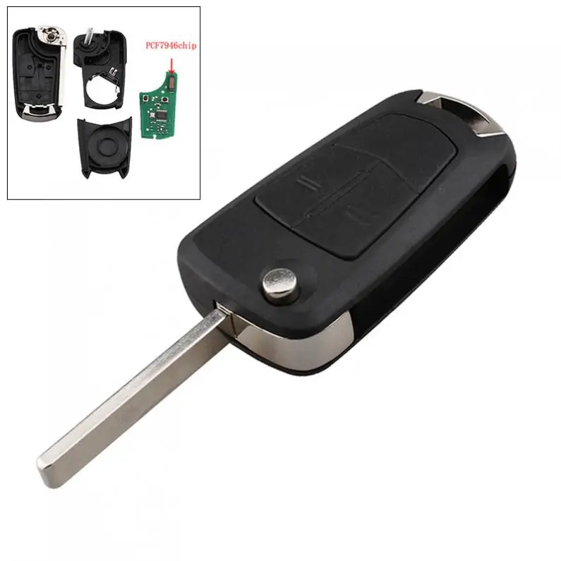 433MHz 2 Buttons Replacement Remote Car Key Fob Transmitter Clicker Alarm with 7946 Chip fit for Opel Corsa D 2007-2012
433MHz 2 Buttons Replacement Remote Car Key Fob Transmitter Clicker Alarm with 7946 Chip fit for Opel Corsa D 2007-2012