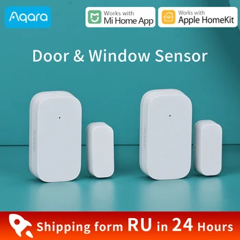 Aqara Door Window Sensor Zigbee version for Xiaomi Mijia Smart Home Alarm System Smart camera G2 work for HomeKit Mi Home App
Aqara Door Window Sensor Zigbee version for Xiaomi Mijia Smart Home Alarm System Smart camera G2 work for HomeKit Mi Home App