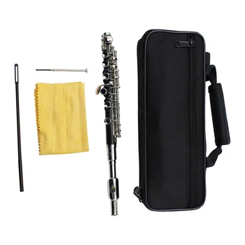 Half-size Flute Cupronickel Silver Plated C Key Tone with Cork Grease Polish Cloth Cleaning Stick Padded Box Screwdriver
Half-size Flute Cupronickel Silver Plated C Key Tone with Cork Grease Polish Cloth Cleaning Stick Padded Box Screwdriver