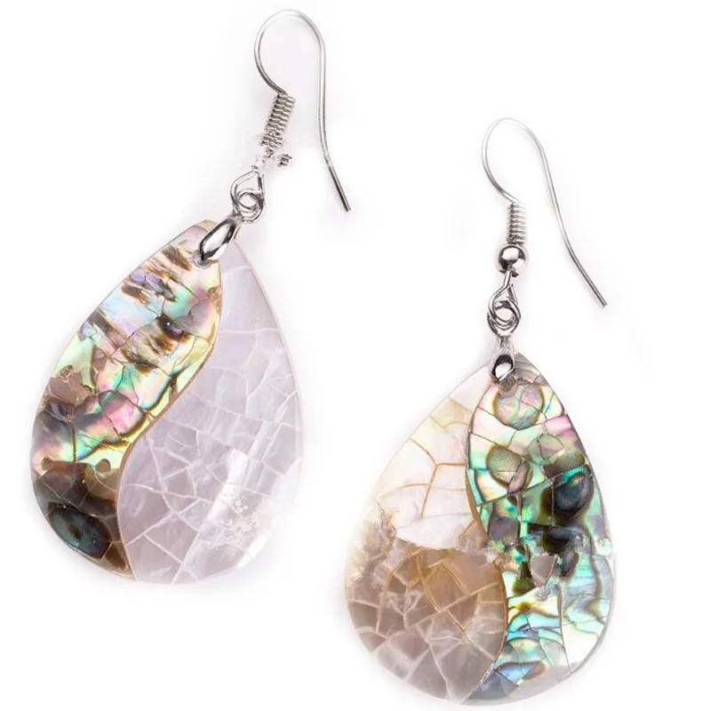 Natural Pearl Shell Ethnic Earrings with Stones for Women Exaggerated Simple Droplet Type Earrings
Natural Pearl Shell Ethnic Earrings with Stones for Women Exaggerated Simple Droplet Type Earrings