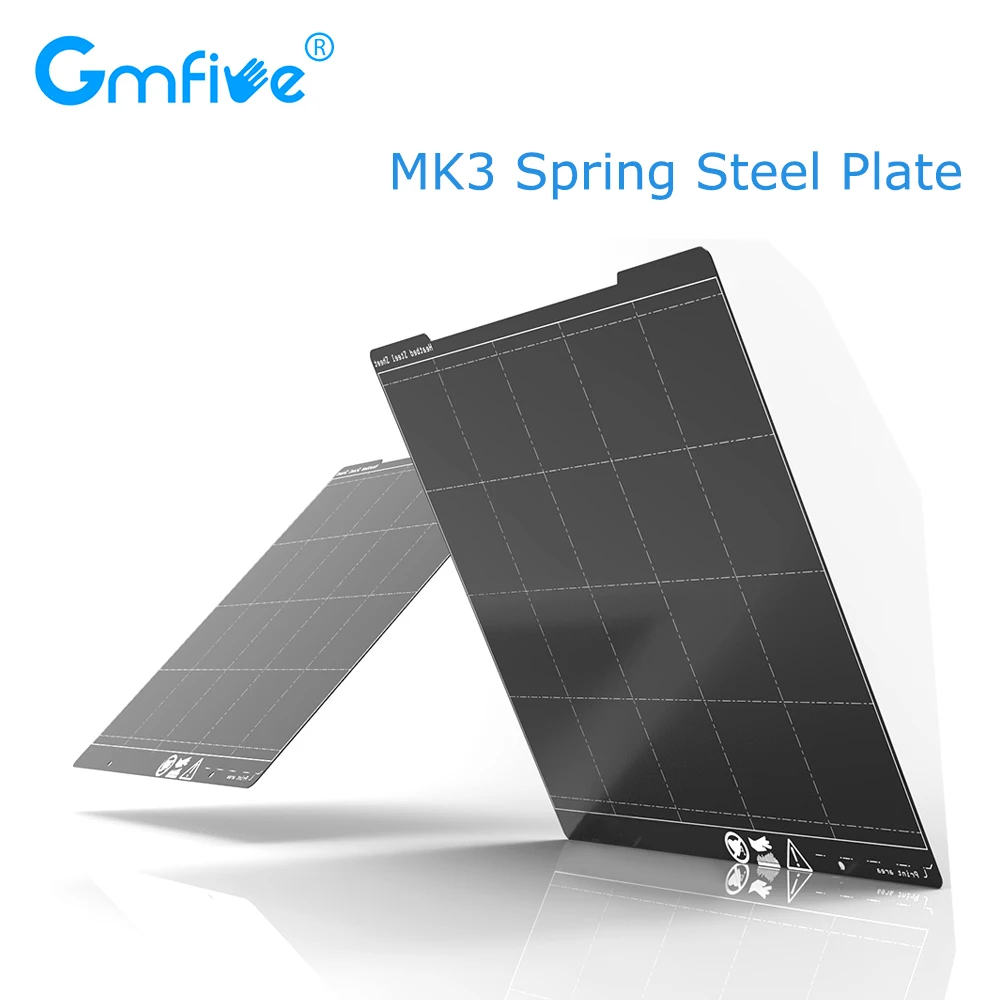 GmFive MK3 I3 241X254 Double Sided PEI Spring Steel Plate Textured PEI Powder Coated For Prusa i3 MK3 Mk3S MK2 3D Printer
GmFive MK3 I3 241X254 Double Sided PEI Spring Steel Plate Textured PEI Powder Coated For Prusa i3 MK3 Mk3S MK2 3D Printer