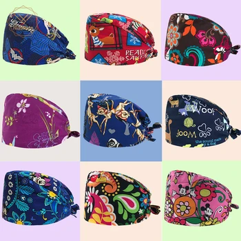 High Quality Unisex Medical Beauty Cap Women Doctor Nurse Printing Scrub Cap Mask Medical Surgical Surgery Hat Pet Shop Work Hat
High Quality Unisex Medical Beauty Cap Women Doctor Nurse Printing Scrub Cap Mask Medical Surgical Surgery Hat Pet Shop Work Hat