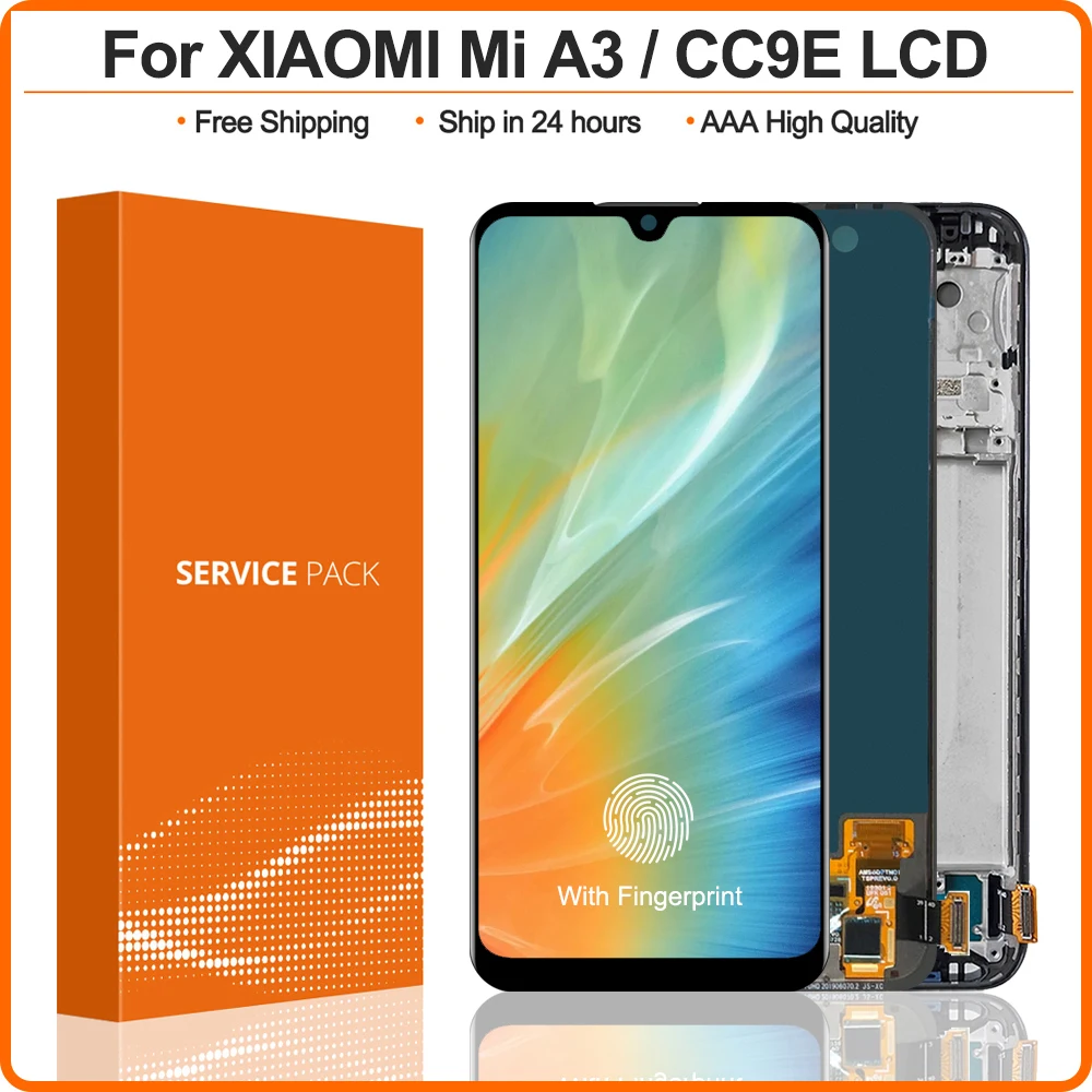AMOLED/TFT для Xiaomi Mi A3 LCD MIA3 сенсорный экран MI CC9E сменный дигитайзер дисплея|Экраны