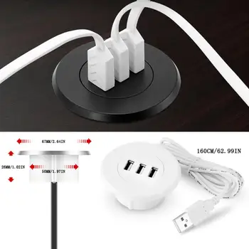 5cm Grommet Hole In-Desk Mounting 3 Ports USB 2.0 Hub For Laptop PC Computer
5cm Grommet Hole In-Desk Mounting 3 Ports USB 2.0 Hub For Laptop PC Computer