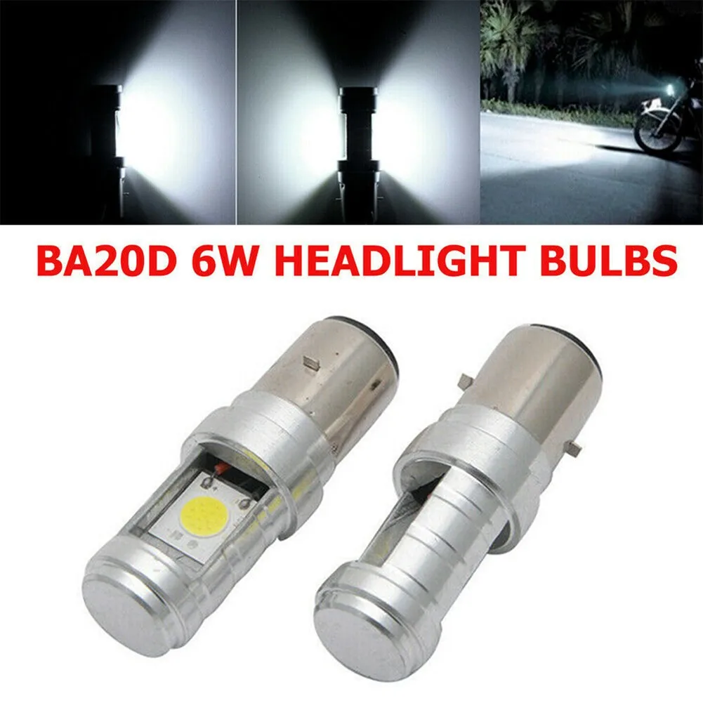 2pcs DC 12V BA20D H6 S2 Motorcycle LED Headlight Lamps High/Low Beam Aluminum Shell White Bulbs 6000-6500K
2pcs DC 12V BA20D H6 S2 Motorcycle LED Headlight Lamps High/Low Beam Aluminum Shell White Bulbs 6000-6500K