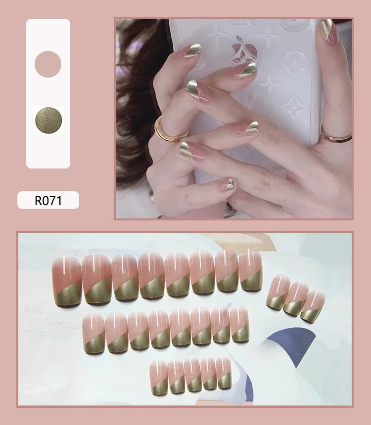 24pcs/set Reusable False Nail Artificial Tips Full Cover for Decoration Stiletto Design Press On Nails Art Fake Extension Tips
24pcs/set Reusable False Nail Artificial Tips Full Cover for Decoration Stiletto Design Press On Nails Art Fake Extension Tips