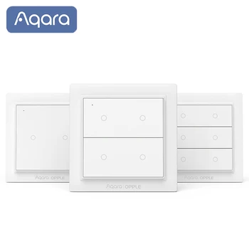 International Version Xiaomi Mijia Aqara X OPPLE Smart Home Wireless Smart Switch Work With Mijia App Apple HomeKit Wall Switch
International Version Xiaomi Mijia Aqara X OPPLE Smart Home Wireless Smart Switch Work With Mijia App Apple HomeKit Wall Switch