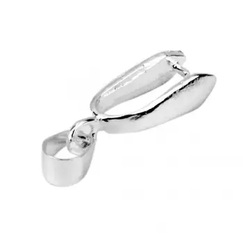 Fashionable Silver Color Plated Pendant Pinch Bails 23 mm For Jewelry Necklace Making DIY Pack of 20PCS 
Fashionable Silver Color Plated Pendant Pinch Bails 23 mm For Jewelry Necklace Making DIY Pack of 20PCS