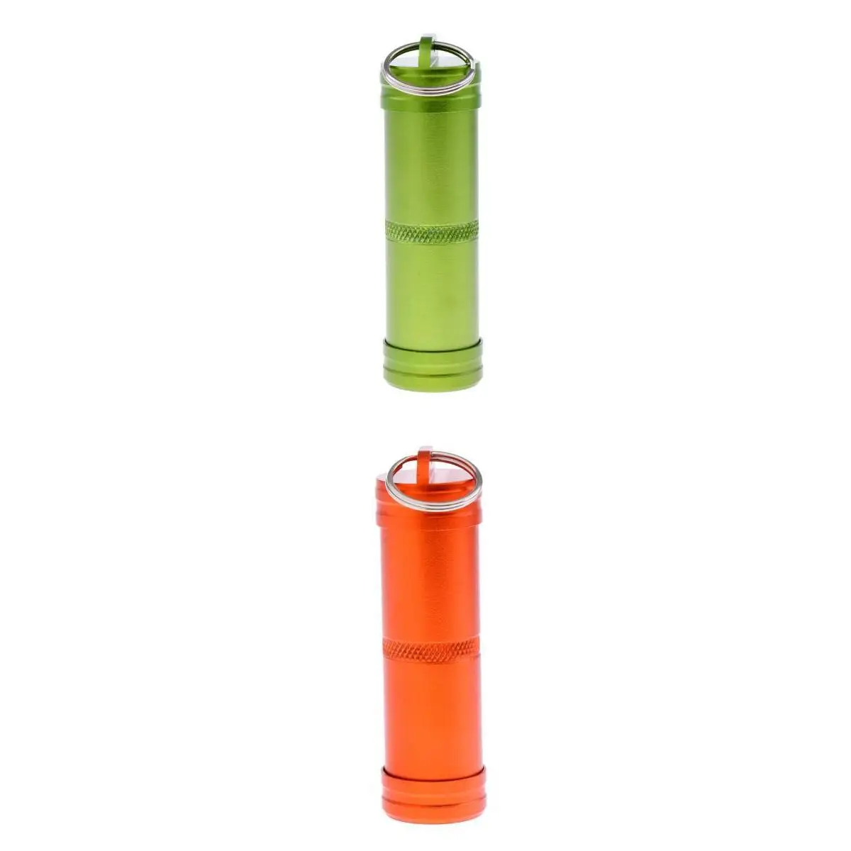 2 Pcs Outdoor Waterproof Capsule Seal Bottle Holder Case Container Dry Box Survival Tool First Aid Box 2 Pcs Outdoor Waterproof Capsule Seal Bottle Holder Case Container Dry Box Survival Tool First Aid Box