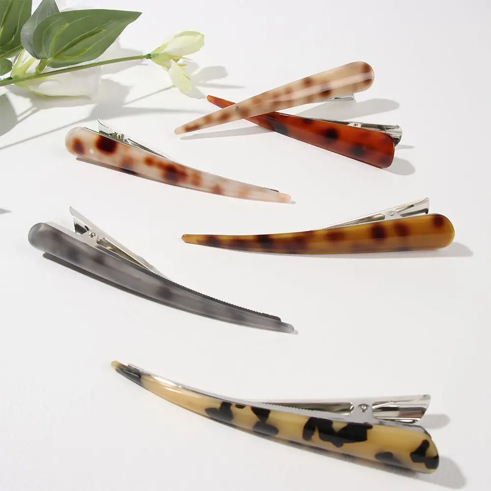 Large Tortoise Shell Hair Clips Simple Automatic Hair Clip Durable Non-Slip Duckbill Metal Clips for Women Thick and Thin Hair
Large Tortoise Shell Hair Clips Simple Automatic Hair Clip Durable Non-Slip Duckbill Metal Clips for Women Thick and Thin Hair