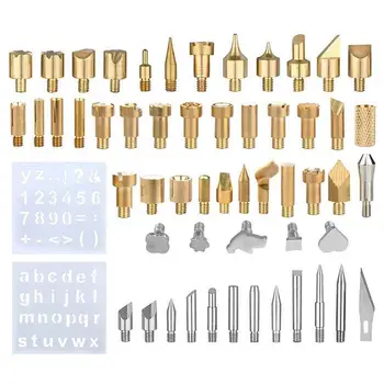 57pcs/set Electric Soldering Iron Tips Excellent Steel Manufacturing Technology Wood Burning Pen Tip Carving Stencil Tool
57pcs/set Electric Soldering Iron Tips Excellent Steel Manufacturing Technology Wood Burning Pen Tip Carving Stencil Tool