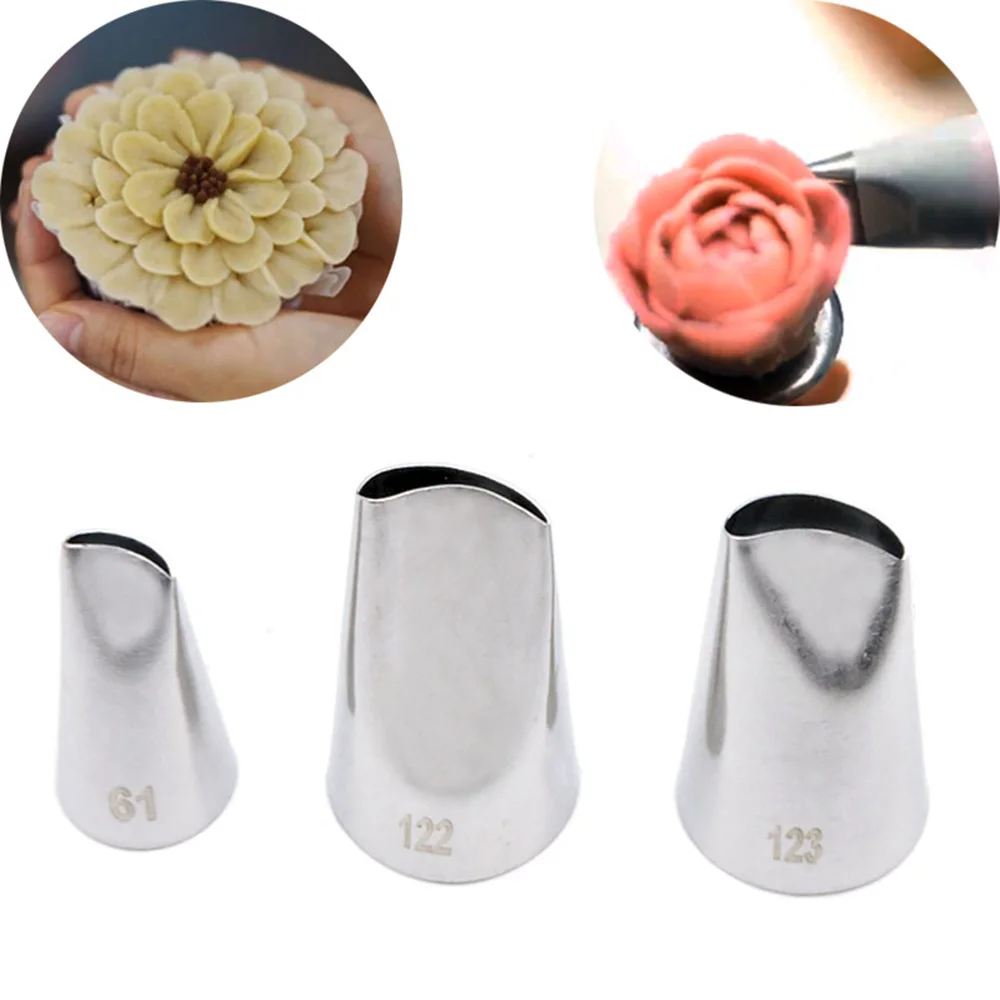 Russian Icing Piping Nozzles Stainless Steel Rose Petal Cake Decorating For Cream Korea Bean Paste Kitchen Bakery Tools
Russian Icing Piping Nozzles Stainless Steel Rose Petal Cake Decorating For Cream Korea Bean Paste Kitchen Bakery Tools