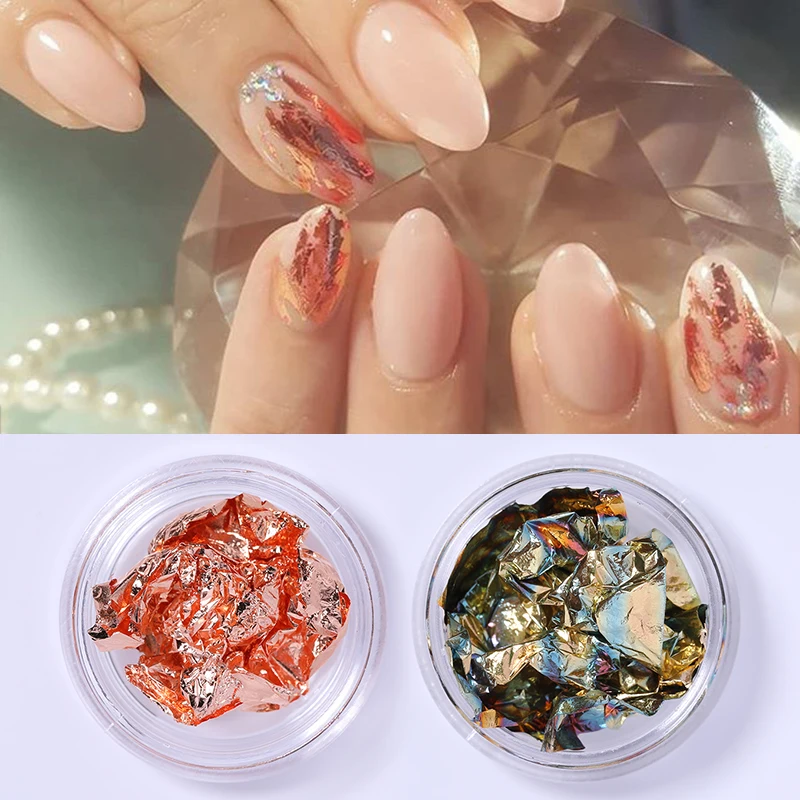 Irregular Nail Foils Paper Nail Art Stickers Gold Glittering Nails Flakes Sequins Colorful DIY 3D Nails Decorations
Irregular Nail Foils Paper Nail Art Stickers Gold Glittering Nails Flakes Sequins Colorful DIY 3D Nails Decorations