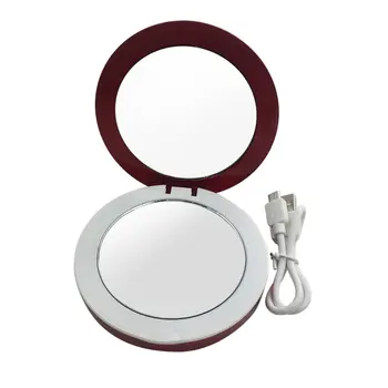 Portable Lovely Cute Double Sided LED Lighted Facial Makeup Mirror Compact Foldable Cosmetics Mirror Beauty Makeup Tools
Portable Lovely Cute Double Sided LED Lighted Facial Makeup Mirror Compact Foldable Cosmetics Mirror Beauty Makeup Tools