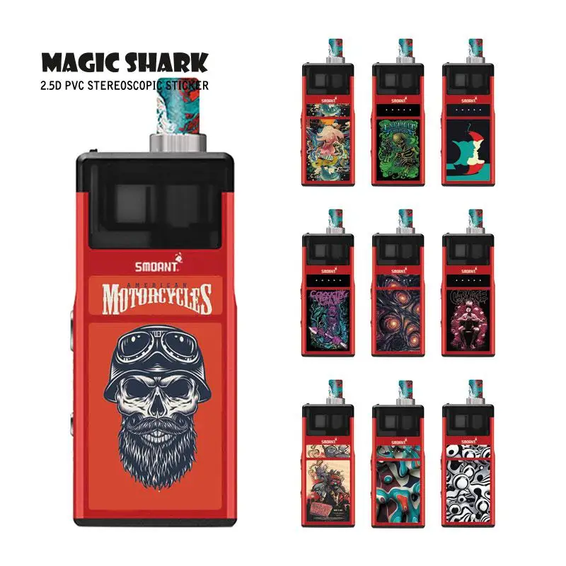 Magic Shark Motorcycle Venom Zombie Super Mario Skull Stylish PVC 2.5D Case Cover Film Skin Sticker for Smoant Pasito 026-035
Magic Shark Motorcycle Venom Zombie Super Mario Skull Stylish PVC 2.5D Case Cover Film Skin Sticker for Smoant Pasito 026-035