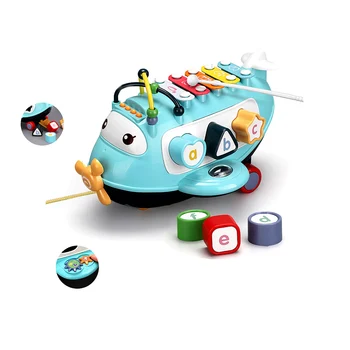 Music Story Simulation Track Inertia Children's Xylophone Toy Aircraft With Light Beaded Gliding Plane Kids Ship Toy for Gift 
Music Story Simulation Track Inertia Children's Xylophone Toy Aircraft With Light Beaded Gliding Plane Kids Ship Toy for Gift