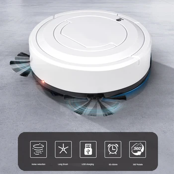 Smart Robotic Vacuum Cleaner USB Fingerprint Touch Switch 3 in 1 Automatical Sweeping Mopping Floor Cleaner Machine 1500Pa
Smart Robotic Vacuum Cleaner USB Fingerprint Touch Switch 3 in 1 Automatical Sweeping Mopping Floor Cleaner Machine 1500Pa