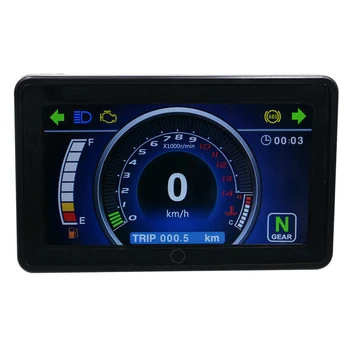 New Motorcycle LCD Screen Speedometer Digital Waterproof Multi-function Odometer
New Motorcycle LCD Screen Speedometer Digital Waterproof Multi-function Odometer
