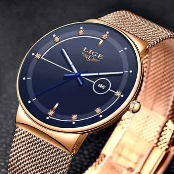 LIGE Fashion Mens Watches Top Brand Luxury Ultra Thin Quartz Watch For Men Mesh Strap Waterproof Gold Watch Relogio Masculino
LIGE Fashion Mens Watches Top Brand Luxury Ultra Thin Quartz Watch For Men Mesh Strap Waterproof Gold Watch Relogio Masculino