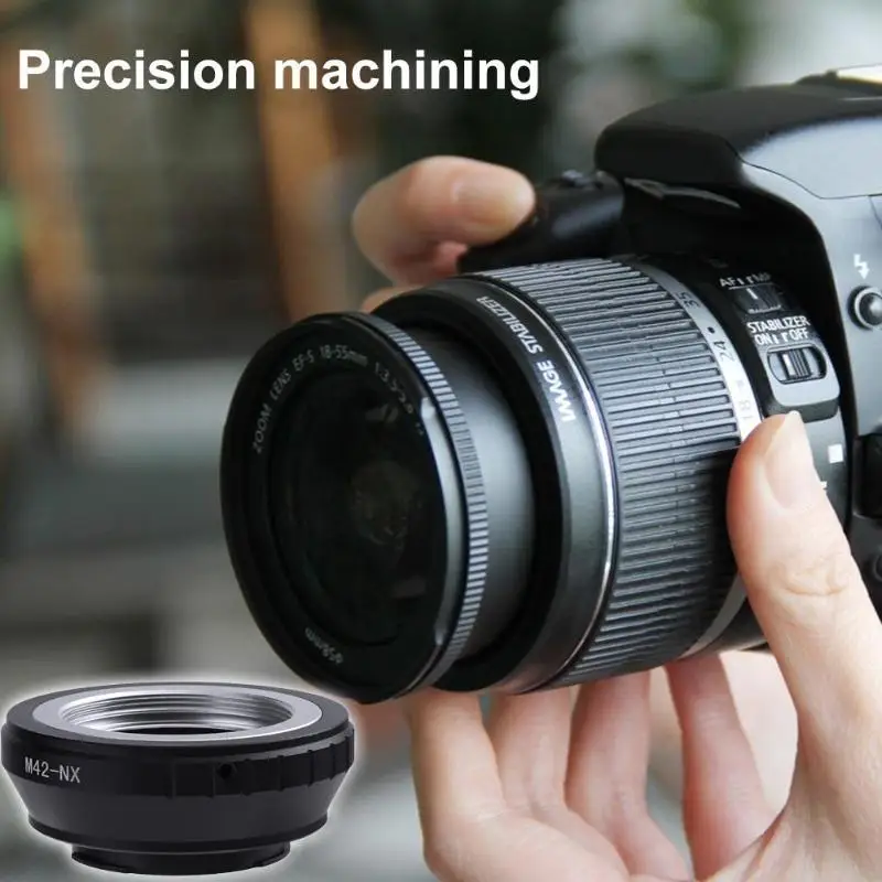 Adjustable High Precision M42-NX M42 Thread Lens to NX Mount Camera Lens Adapter Ring For Samsung NX11 NX10 NX5
Adjustable High Precision M42-NX M42 Thread Lens to NX Mount Camera Lens Adapter Ring For Samsung NX11 NX10 NX5