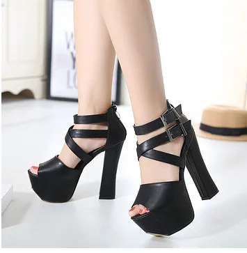 Summer New Style Versitile Fashion High-Heel Chunky-Heel Waterproof Platform Belt Buckle High Heel Shoes Sandals 7474
Summer New Style Versitile Fashion High-Heel Chunky-Heel Waterproof Platform Belt Buckle High Heel Shoes Sandals 7474