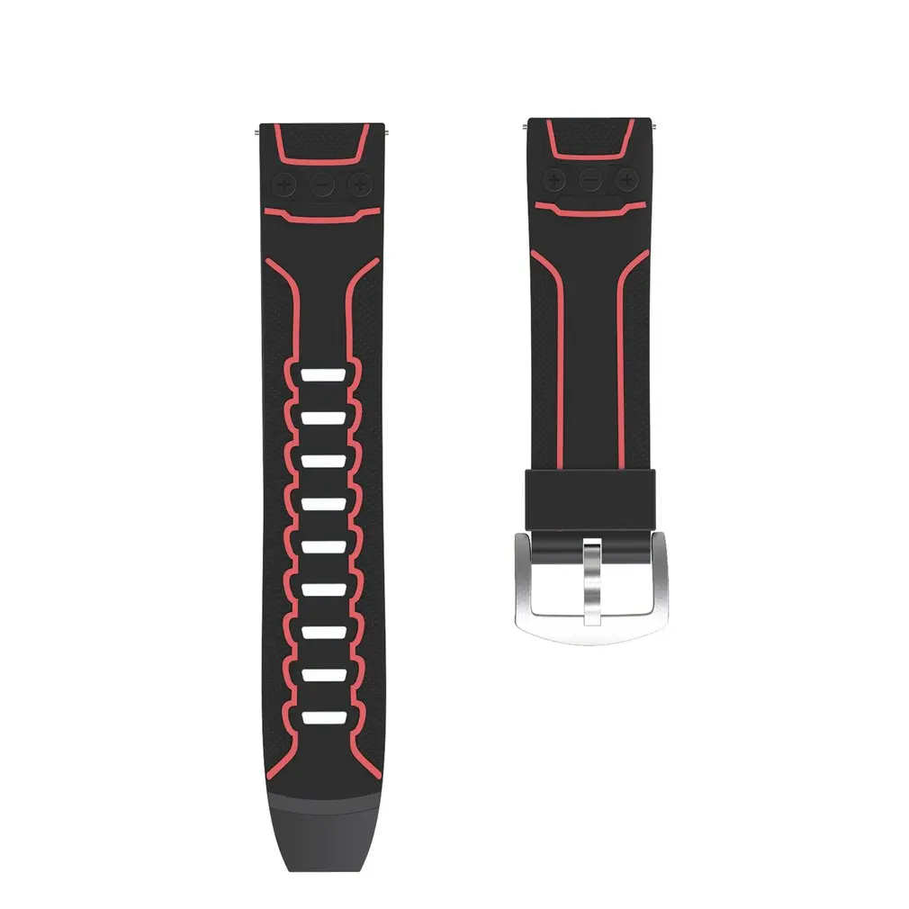 Sports Watchband Buckle Belt Silicone Tape with ECG Pattern Watch Strap Replacement Watch Strap Replacement for 22mm Bracelet
Sports Watchband Buckle Belt Silicone Tape with ECG Pattern Watch Strap Replacement Watch Strap Replacement for 22mm Bracelet