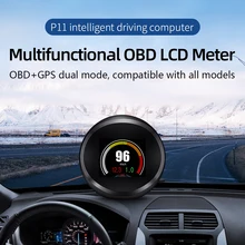 Car HUD Head Up Display Universal OBD2 GPS Head-Up GPS Speedometer with Speedup Test Brake Test Overspeed Alarm TFT LCD Display Car HUD Head Up Display Universal OBD2 GPS Head-Up GPS Speedometer with Speedup Test Brake Test Overspeed Alarm TFT LCD Display