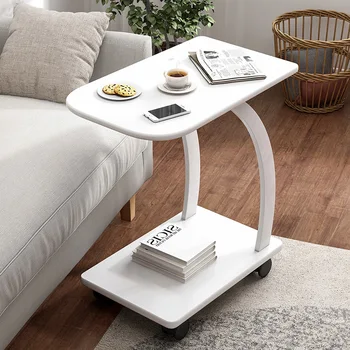 C Shape Tea Table End Table For Office Coffee Table Wooden Round Magazine Shelf Small Desk Movable Bedroom Living Room Furniture
C Shape Tea Table End Table For Office Coffee Table Wooden Round Magazine Shelf Small Desk Movable Bedroom Living Room Furniture