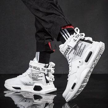 2019 New Fashion Men Sneakers high top Running Shoes for Men Black/ white Outdoors Walking Sports Shoes Comfortable Size36-45 
2019 New Fashion Men Sneakers high top Running Shoes for Men Black/ white Outdoors Walking Sports Shoes Comfortable Size36-45