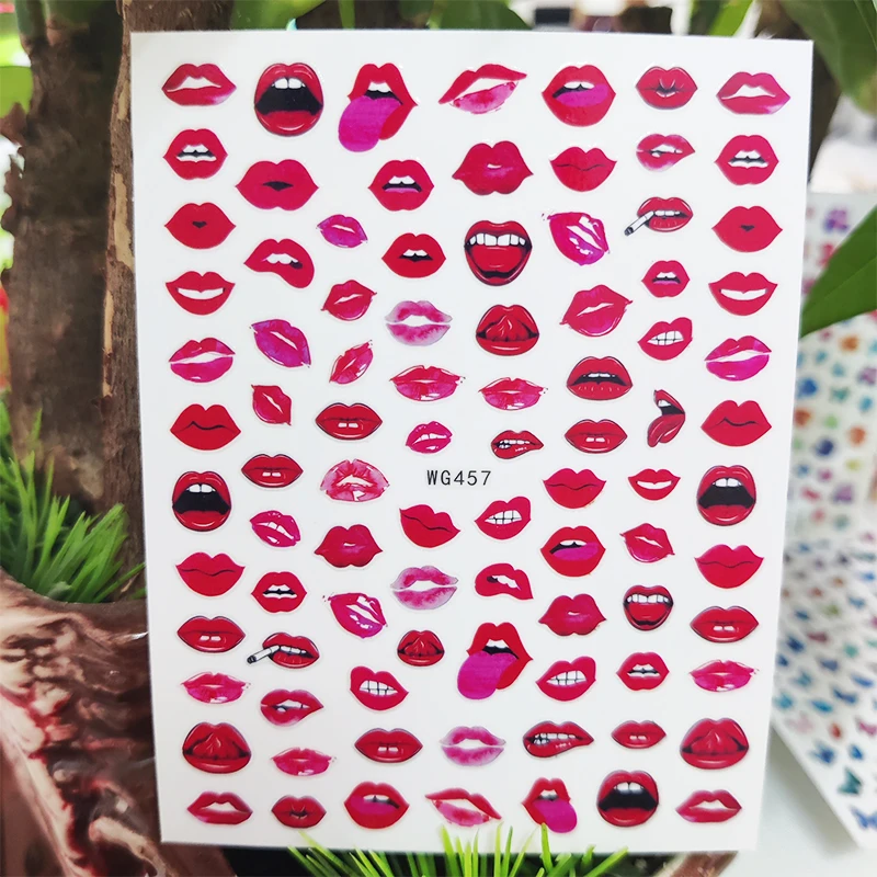 3D Stickers for Nails Red Mouth Woman Lip Summer Design Nails Art Decoration Manicure Stickers Sliders Nail Foil Accessories
3D Stickers for Nails Red Mouth Woman Lip Summer Design Nails Art Decoration Manicure Stickers Sliders Nail Foil Accessories