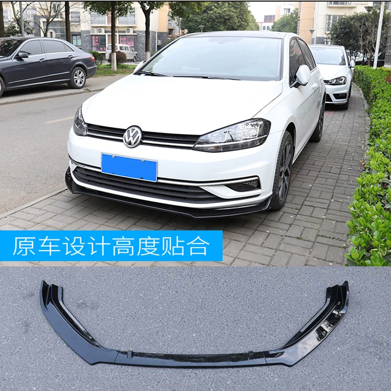 Front Bumper Lip Splitters for VW Volkswagen Golf 7.5 Standard Hatchback 4-Door 2018 2019 3PCS/Set PP Black
Front Bumper Lip Splitters for VW Volkswagen Golf 7.5 Standard Hatchback 4-Door 2018 2019 3PCS/Set PP Black