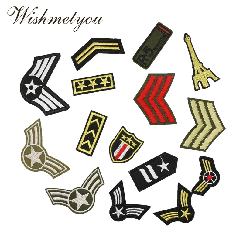 WISHMETYOU 1PC Military Badge Soldiers Embroidered Cloth Stickers Patches For Clothing Armband Badge Clothes Accessories Patches
WISHMETYOU 1PC Military Badge Soldiers Embroidered Cloth Stickers Patches For Clothing Armband Badge Clothes Accessories Patches