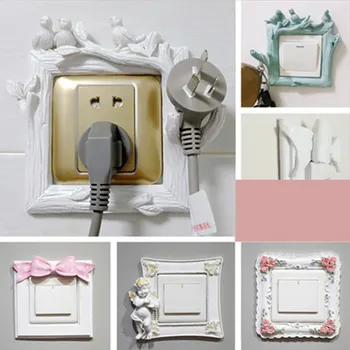 3D European Resin Switch Protective Cover Wall Sticker Frame Simple Modern Socket Frame New House Creative Wall Decorative Plate
3D European Resin Switch Protective Cover Wall Sticker Frame Simple Modern Socket Frame New House Creative Wall Decorative Plate
