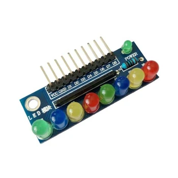 4pcs QC041 running light module / marquee light / breathing light peripherals / 8-bit LED module / red, color
4pcs QC041 running light module / marquee light / breathing light peripherals / 8-bit LED module / red, color