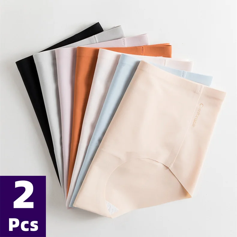 2 Pcs Sexy Panties for Women Seamless Panty Set Solid Invisible Underwear Middle-waisted Briefs Women's Underpants Lingerie
2 Pcs Sexy Panties for Women Seamless Panty Set Solid Invisible Underwear Middle-waisted Briefs Women's Underpants Lingerie