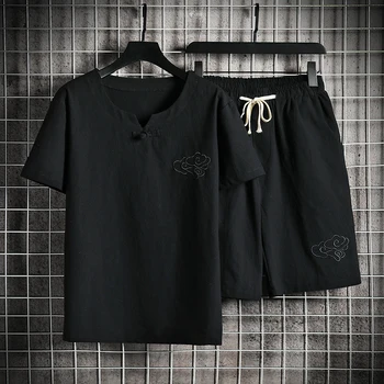 Men's Fashion T-Shirt Summer clothes men's 2 pieces sets Casual shorts and Short-sleeved t shirt men breathable Slim Fit V neck
Men's Fashion T-Shirt Summer clothes men's 2 pieces sets Casual shorts and Short-sleeved t shirt men breathable Slim Fit V neck