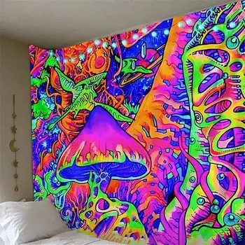 Psychedelic Forest Pterosaur Large Mushroom Hippie Tapestry Wall Hanging Art Background Mandala Wall Carpet Landscape Home Decor
Psychedelic Forest Pterosaur Large Mushroom Hippie Tapestry Wall Hanging Art Background Mandala Wall Carpet Landscape Home Decor