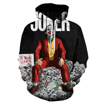 Pennywise 3D Clown Hoodies Sweatshirt Men Women Funny Horror Hoody Tops Pockets Hombre Casual Sportswear Pullovers Tracksuit 6XL 
Pennywise 3D Clown Hoodies Sweatshirt Men Women Funny Horror Hoody Tops Pockets Hombre Casual Sportswear Pullovers Tracksuit 6XL