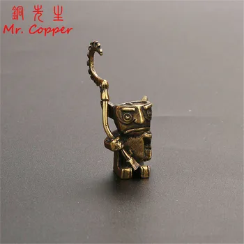 Vintage Pure Copper Robot Guard Statue Ornament Cartoon Ancient Characters Guards Miniature Figurines Desktop Decorations Crafts
Vintage Pure Copper Robot Guard Statue Ornament Cartoon Ancient Characters Guards Miniature Figurines Desktop Decorations Crafts