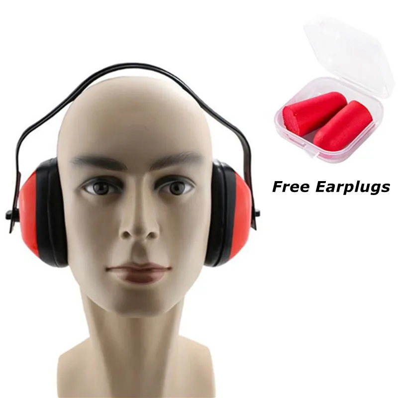 

Adjustable Headband Ear muffs Noise Reduction Soundproof Earmuffs Hearing Protection for Study Work Sleep Hunting Shooting Ear Protector