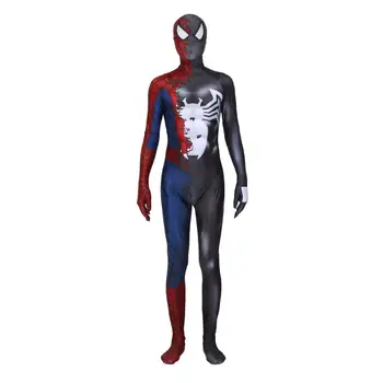 New The Amazing Spider-Man Cosplay Costumes Venom Spiderman Zentai Lycra Bodysuit Jumpsuit Catsuit Halloween Carnival Suit
New The Amazing Spider-Man Cosplay Costumes Venom Spiderman Zentai Lycra Bodysuit Jumpsuit Catsuit Halloween Carnival Suit