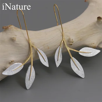 INATURE 925 Sterling Silver Fashion Delightful Leaf Drop Earrings for Women Jewelry Brincos
INATURE 925 Sterling Silver Fashion Delightful Leaf Drop Earrings for Women Jewelry Brincos