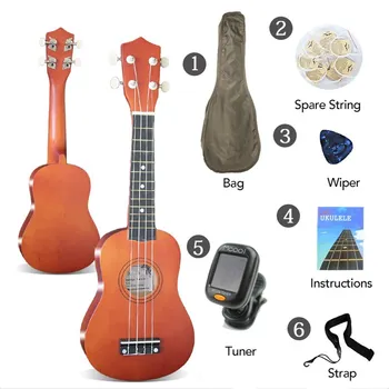 21" Soprano Ukulele Rosewood Acoustic Nylon 4 Strings Ukulele Bass Guitar Musical Instrument for beginners or Basic Players
21" Soprano Ukulele Rosewood Acoustic Nylon 4 Strings Ukulele Bass Guitar Musical Instrument for beginners or Basic Players