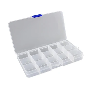 15 Grid Transparent Plastic Jewelry Box Small Lattice Earring Jewelry Small Object Jewelry Storage Box Pill Box Storage Box Sepa
15 Grid Transparent Plastic Jewelry Box Small Lattice Earring Jewelry Small Object Jewelry Storage Box Pill Box Storage Box Sepa