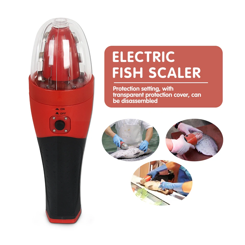 Rechargeable Electric Fish Scaler Handheld Kitchen Fish Cleaning Tool Waterproof With Protector Scraper Euro plug & UL plug CE
Rechargeable Electric Fish Scaler Handheld Kitchen Fish Cleaning Tool Waterproof With Protector Scraper Euro plug & UL plug CE